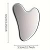 Thick Stainless Steel Dolphin Gua Sha Facial Tool Battery-Free Eye & Face Massage Board for Deep Tissue Pressure