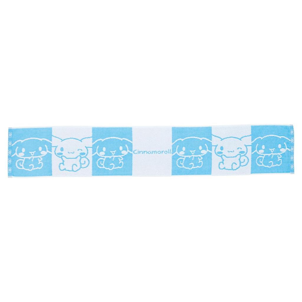 Marushin Sanrio Cinnamoroll Line Cinnamon Muffler Antibacterial and Hand Birthday 3725014900 Towel, 100% Cotton, Deodorizing, Towel, Handkerchief,