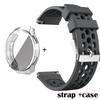 Soft Silicone Watchband For Huawei Watch GT 2e Strap Wriststrap for Huawei Watch gt 2e Bracelet Smart Wristband Protector case