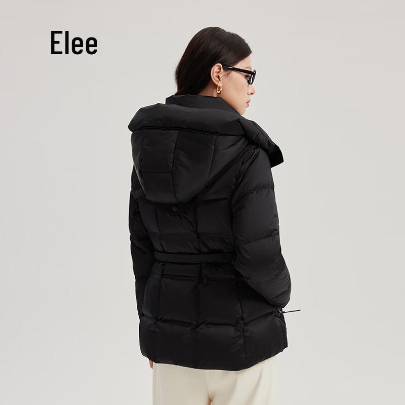 Araliya Women's Hooded Waist-Cinching Goose Down Jacket
