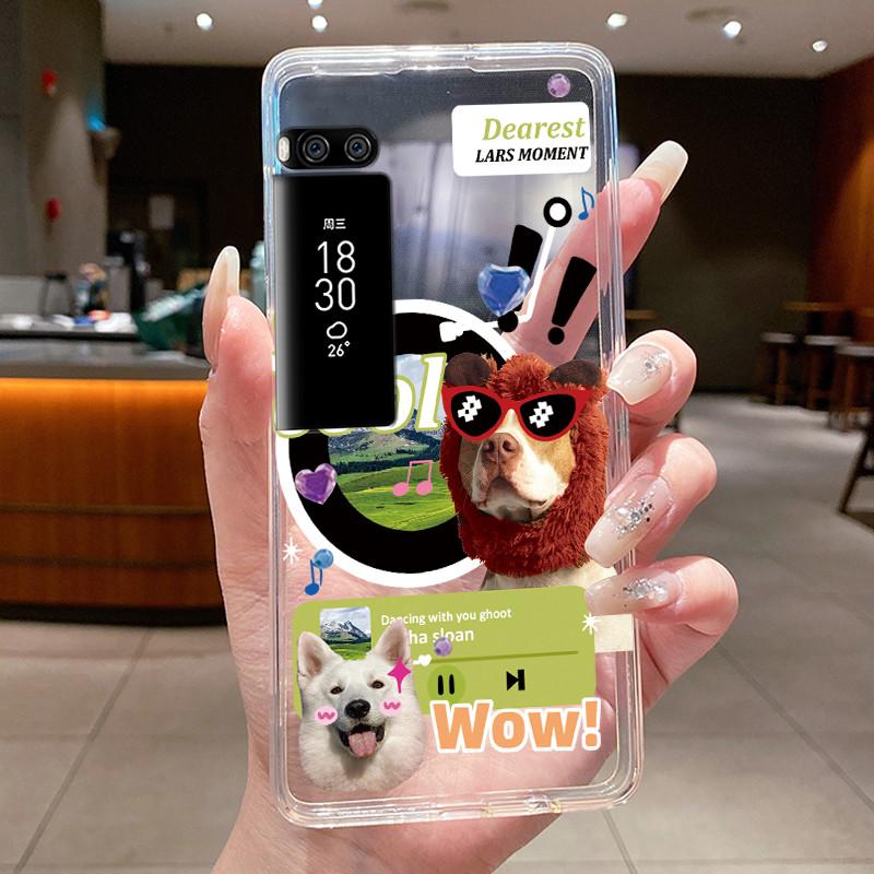 Phone Case For Meizu Pro 7 Case For Meizu Pro 7 Plus Capa Coque Flower Butterfly Thin Covers Transparent Soft Silicone TPU Cover
