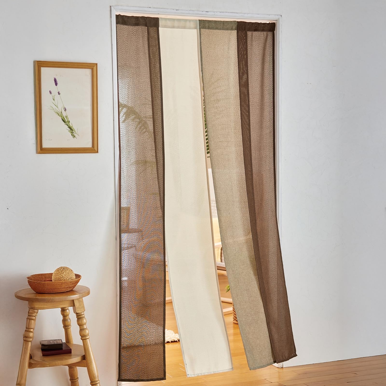 

Квартет Мацумото Сёдзи 85 см в ширину x 170 см Плотная комната Приватность Интерьер Гостиная Современный Предмет 92137400 Штора, 4-панельная штора, Коричневая, Длинная, Стильная,