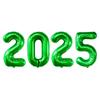 Digital Balloon 2025 Aluminum Film Set New Year'S Decoration Arrangement 16 Inches 32 Inches 40 Inches Digital Combination Independent Packaging