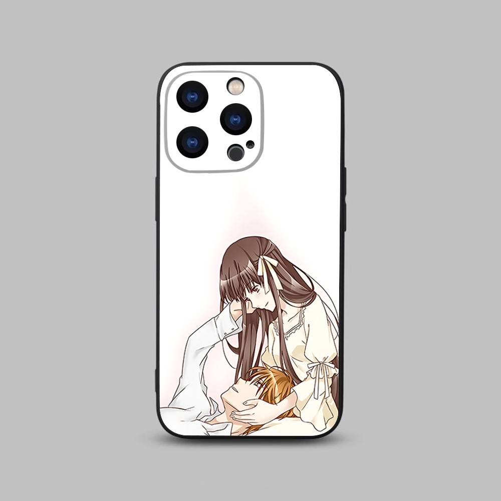 F-Fruit Anime B-Baskets Phone Case For iPhone 17,16,15,14,13,12,11,Pro,Max,Plus,X,XS,SE4,E,Mini,Soft Black Case