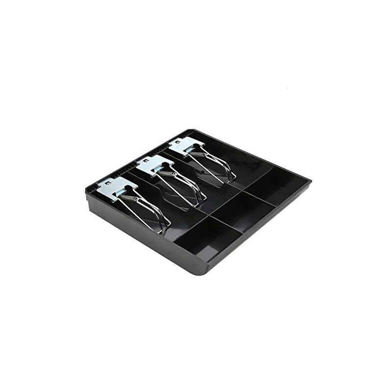 Drawer Insert Tray for Cash Drawer Register, Replacement Cashier Tray, 3 Bill/3 Coin Slots, Piggy Bank Tray, Replacement Tray for Cash Drawer, 24.5 x