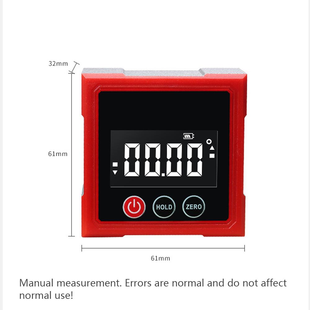 2026 New Mini Digital Protractor Magnetic Laser Inclinometer Angle Gauge With Rechargeable Level Box For Engineering
