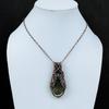 Apache Pyrite Pendant Copper Wire Wrapped Pendant Handmade Pendant Wire Design Jewelry Gemstone Copper Jewelry Gift For Mother Healing Stone