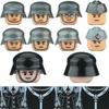 Figurines de Soldats Allemands Militaires de la Seconde Guerre Mondiale Briques de Construction Guerrier Infanterie Armée Artilleur Blindé Canons Armes Briques Jouets Pour Enfants