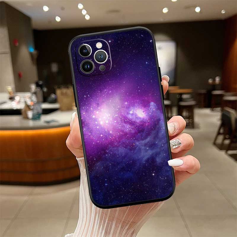 UP43 Purple Space Star New High-End Shell Phone Case for Redmi Note 13 14 Pro+ Plus A3 A3X 13X 13C 13R 14S 14C 14R