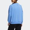 Adidas Neo Alphabet Print Sports Long Sleeve Crew Neck Sweatshirt Women Tops Blue IA6772