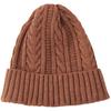 Mizuno Breath Thermo Outdoor Cable Knit Brown B2JWC530 Cap, Heat-Generating Material, Heather,