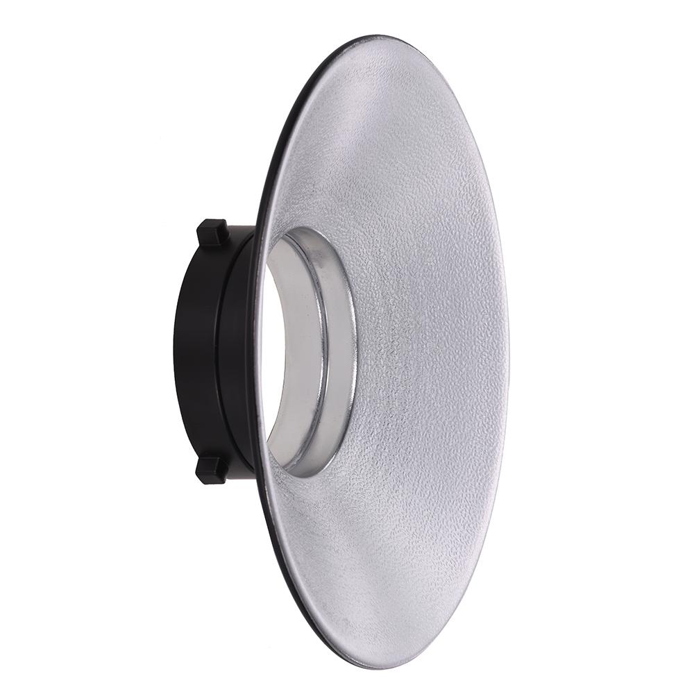 120 Degree Wide Angle Photography Flash Reflector Bowens Mount Diffuser Dish Aluminium Alloy Shooting Accessories