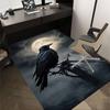 1PC Moon Raven Carpet Ultra Soft, Thick & Absorbent, Non Slip Machine Washable Mat for Entryway
