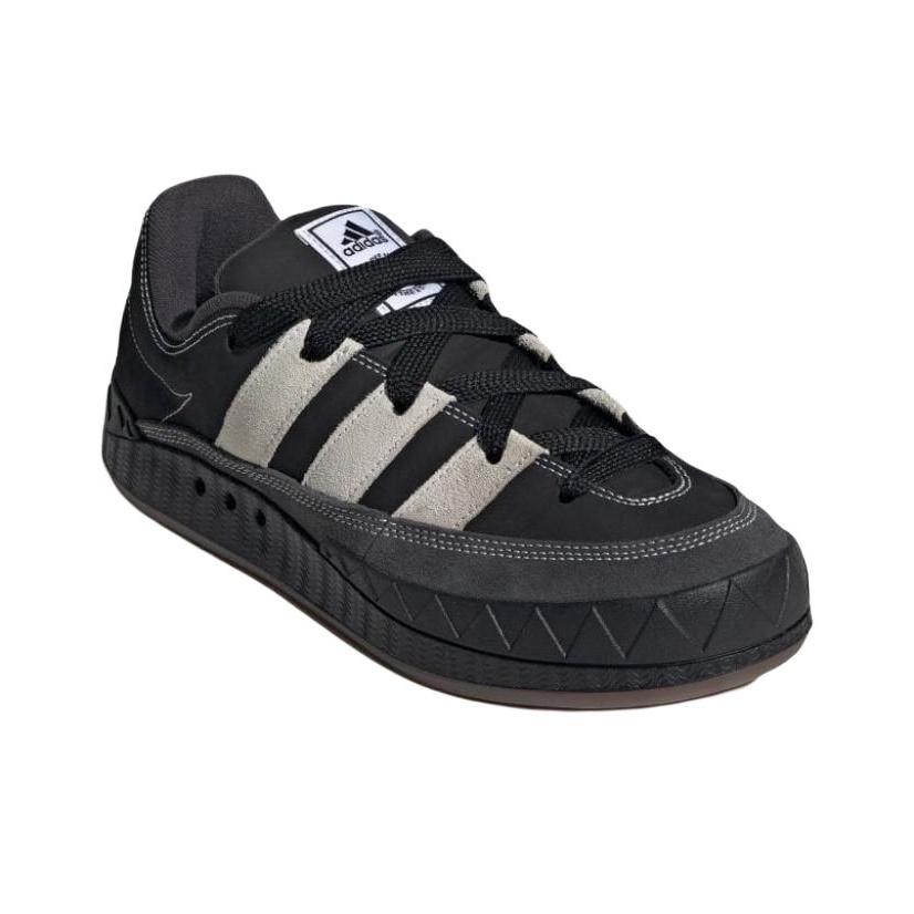 Adidas Originals Adimatic Módní Všestranné Protiskluzové Nízké Skate Boty Unisex Tenisky Černé ID3938