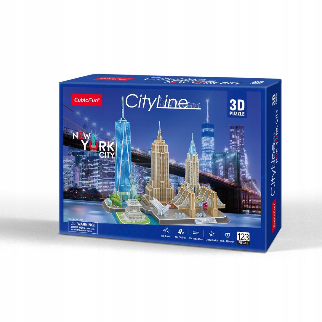 PUZZLE 3D CITY LINE NOWY JORK 2552