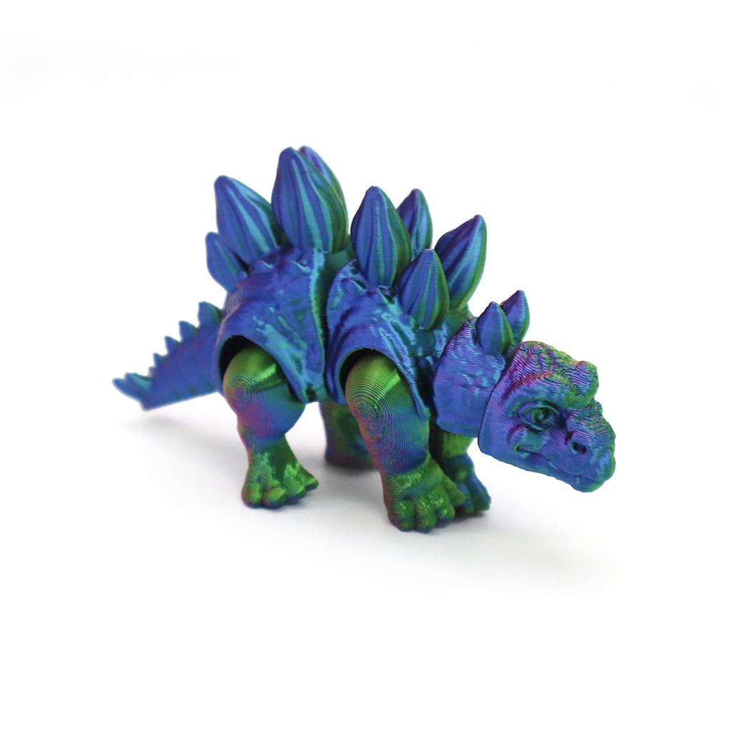 Jurassic 3D Printing Stegosaurus Toy Simulation Dinosaur Figure Model Creative Gift Office Home Decoration Joints Movable