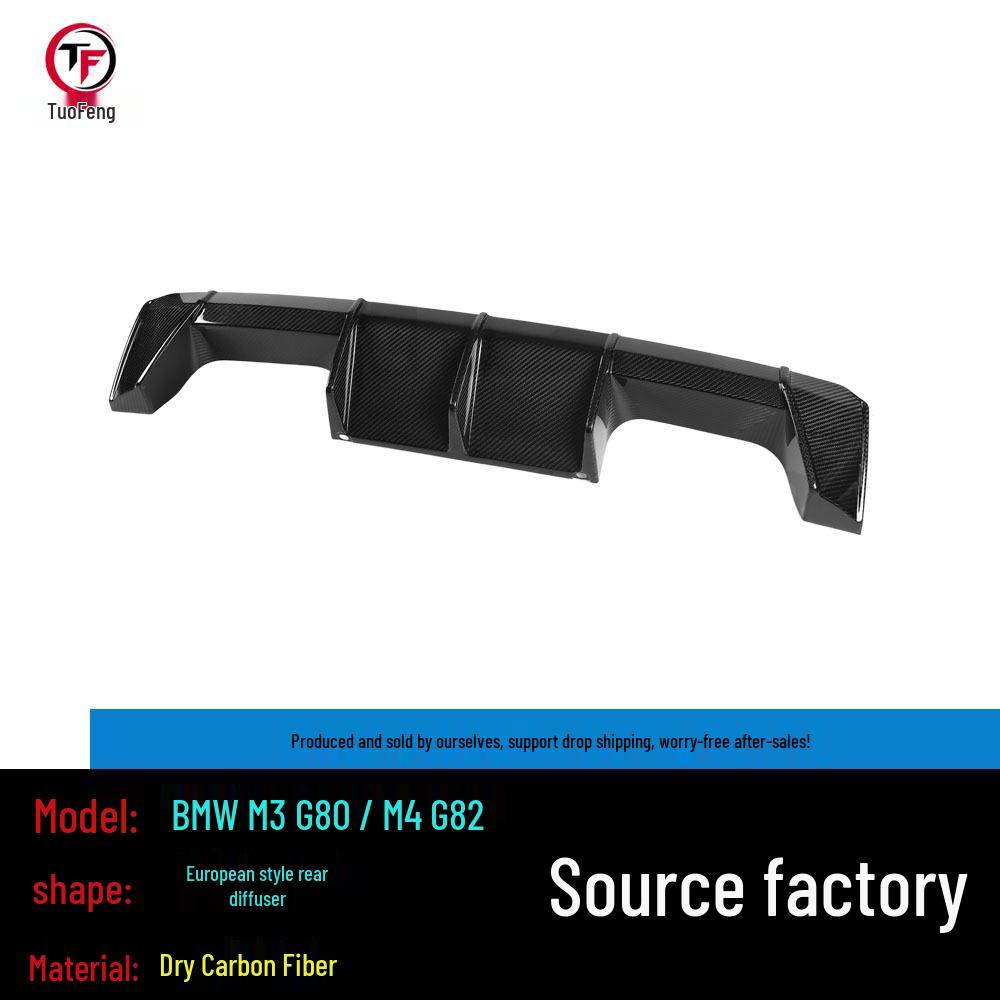 BMW M3 G80 / M4 G82 Dry Carbon Front & Rear Lip, Side Skirt, Diffuser & Tail Wing Upgrade.