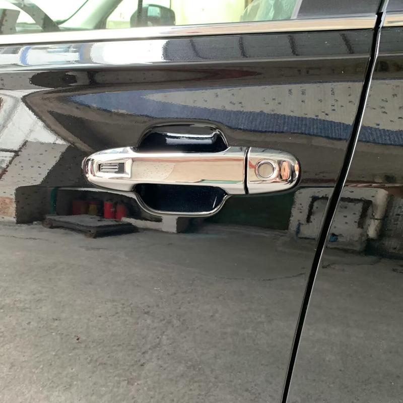 For Toyota GT86 2017 2018  Accessories Door Handle Bowl Cover ABS Carbon Fiber Outer Handle Cover gt86 External Car Styling ABS Chrome