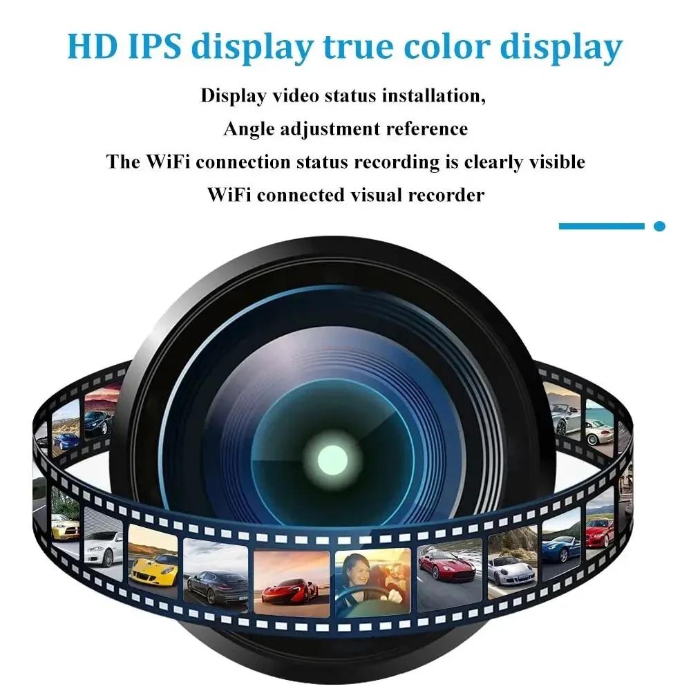 New 1080P WIFI Dual Camera Dash Cam for Cars,Front and Inside,car Camera with IR Night Vision,Loop Recording,wide Angle Car DVR Came