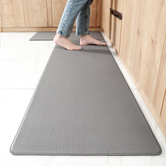 Pvc Kitchen Leather Carpet Waterproof And Oil -Proof Dining Room Long Floor Mat Home Balcony Corridor Living Room Decor Door Mats
