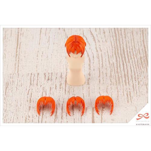 Sousai Shojo Teien After School Short Wig A [Orange & Purple] Overall Width: Approx. 63mm 1/10 Scale Plastic Model JK013