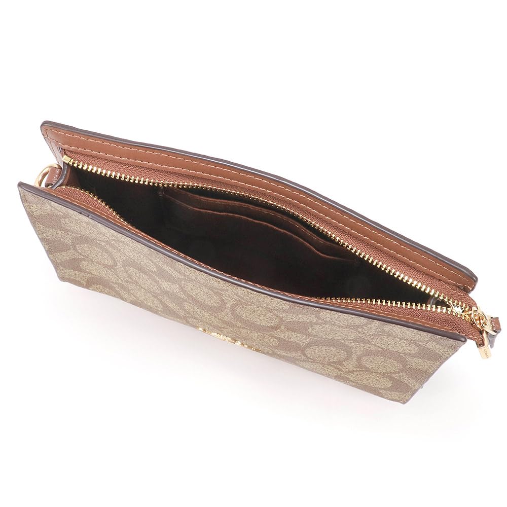 Tasche Umhängetasche CR239 IME74 Signature 2way Chain Outlet Khaki Saddle 2 [Coach] Damen [Artikel]