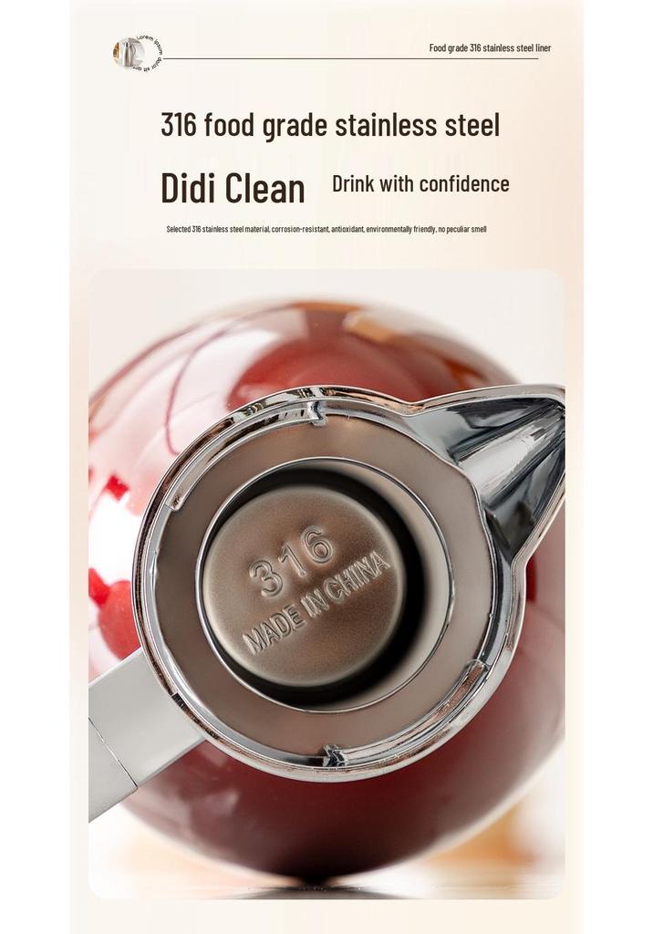 Large Capacity Stainless Steel Insulated Thermos Flask for Home, Commercial, or Hotel Use