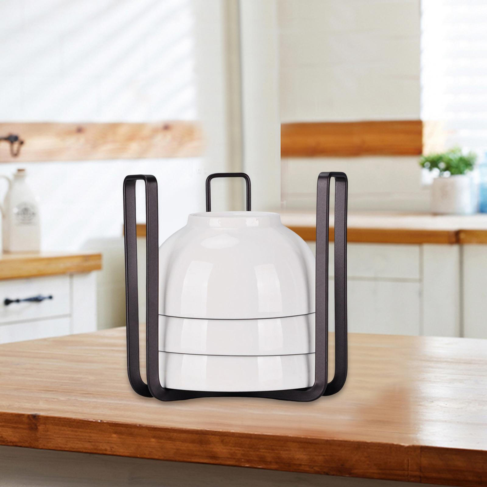 И решение для хранения тарелок для организации кухни чёрный 840₽