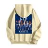 Women's Fashion Casual Long Sleeve Loose Printed Pullover Sports Long Sleeve Hooded Sweatshirt