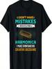 Ich mache keine Fehler beim Spielen von Mundharmonika-Musik T-Shirt