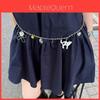 Retro Melad Cat Buckle Leather Belt For Women Punk Y2k Street Fashion