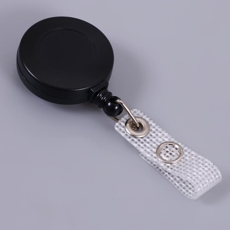 Double-Sided Transparent Retractable Work ID Badge Holder with Lanyard