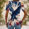 Plus Size Women V Neck Off Shoulder Short Sleeve Romantic Floral Casual Top