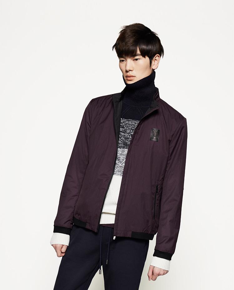 Męska kurtka Goldberg w stylu koreańskim z teksturą – Wygodna, modna i wykwintna odzież wierzchnia