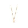 Balbina Pendant Necklace Mini Saturn Pearl Pendant Women Necklace Gold 6302032302R313CNR313