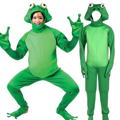 Frog Kigurumi Cosplay Halloween Full Body Zentai Event Unisex [kitamurasyokai] Costume, Costume, Suit, Costume, (M)