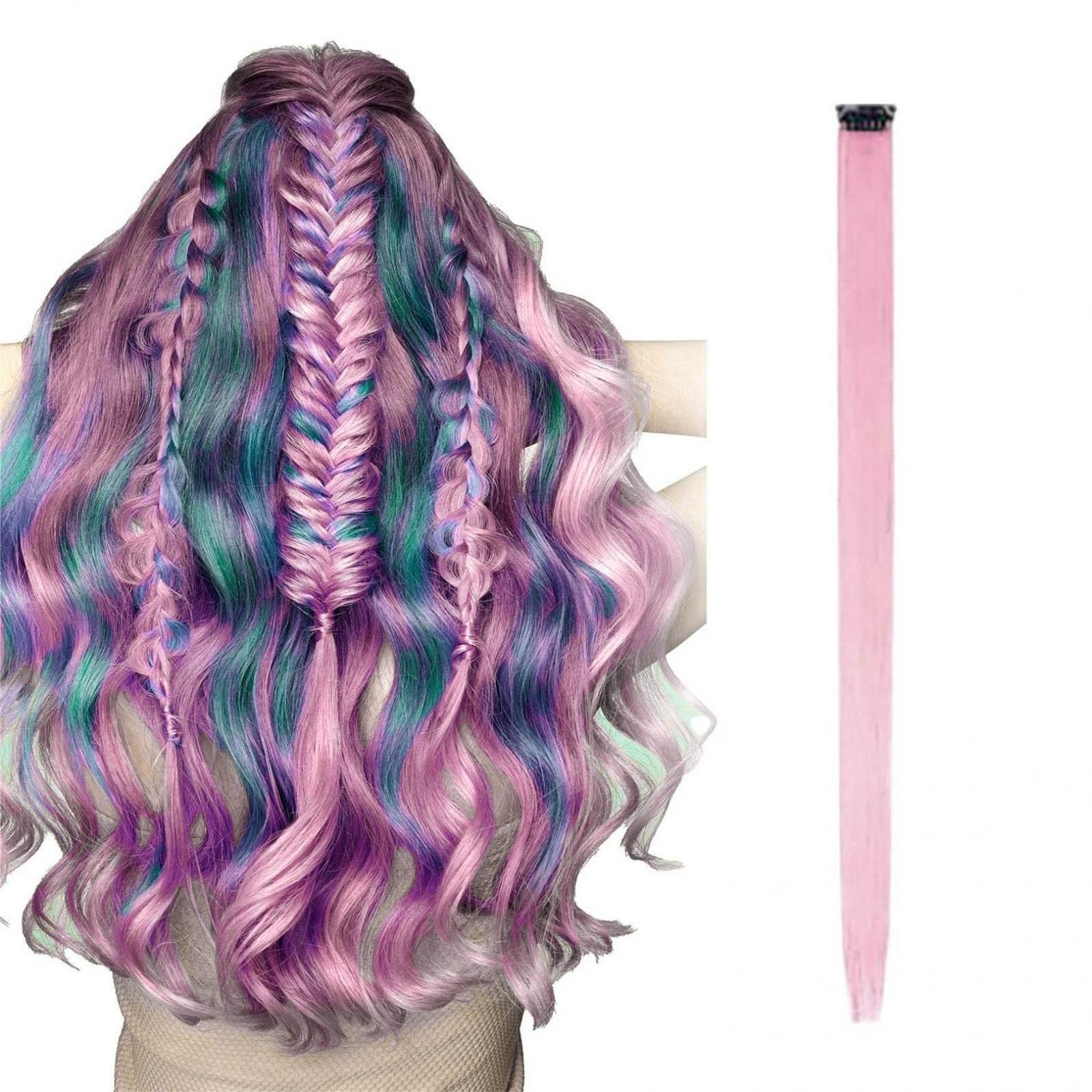 

Цветная заплатка для волос Заплатка для волос Многоцветный висячий парик с окрашенными ушками Женский мелирование Прямые заплатки для волос N