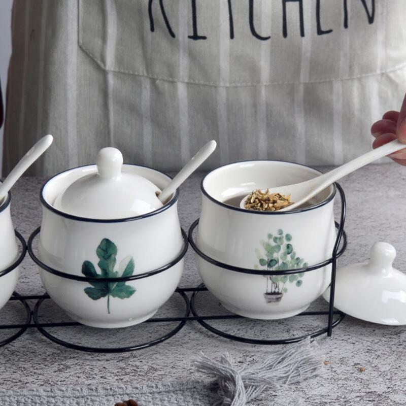 Homeglen Ceramic Seasoning Jar Set