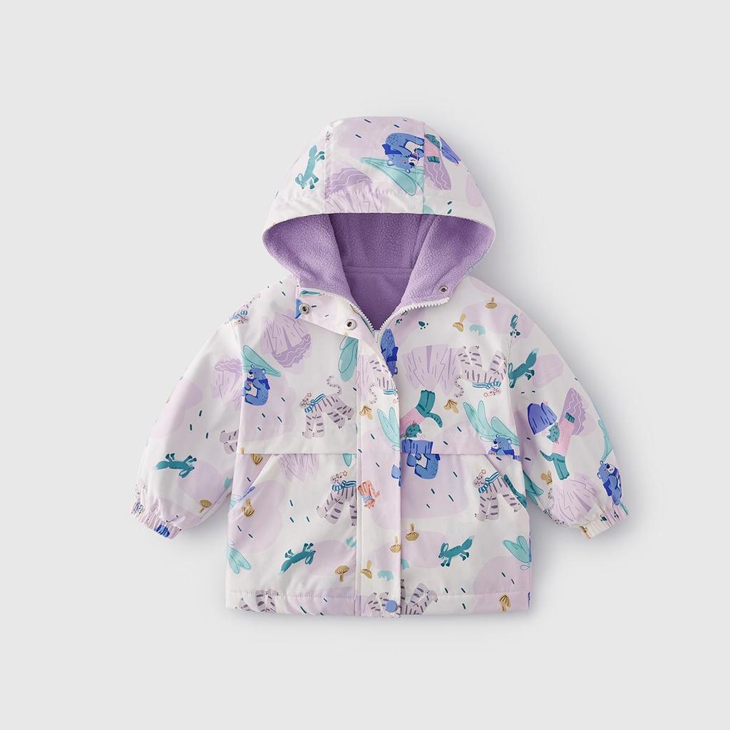Vêtements d'extérieur chauds et antibactériens pour tout-petits - Vêtements tendance Automne/Hiver pour Garçons et Filles