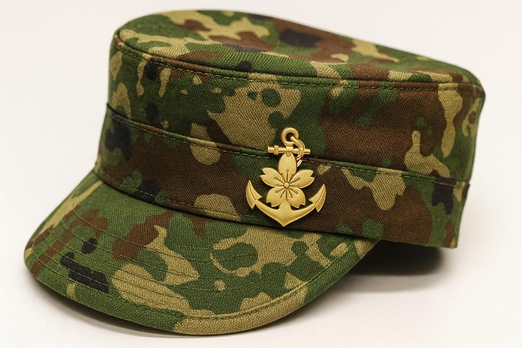 Don Flyee Imperial Japanese Navy Cherry Blossom Anchor Design Naval Insignia Pin with Butterfly C0039 Clutch, Alloy, Gift,