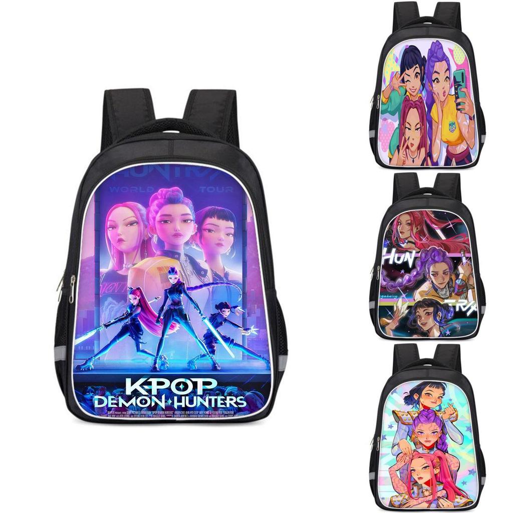 Kpop Demon Hunters Childrens Backpack With Breathable Oxford Fabric For School Use