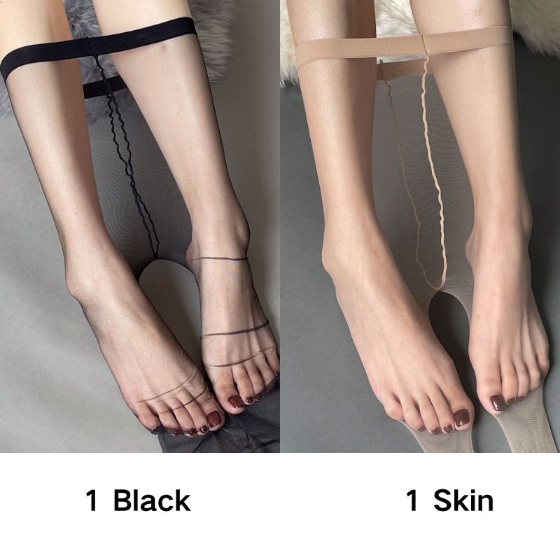 Summer 0D Ultra-Thin Sheer Pantyhose Female Solid Color Transparent Tights One Line Crotch Pantyhose Invisible Breathable