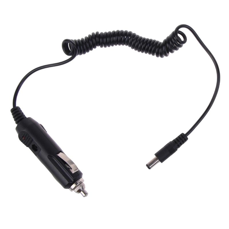 12V Car Cigarette-Lighter Plug Cable With DC5.5x2.1mm 4.0x1.7mm 3.5x1.35mm Male Connector Car Charger Extension Cable