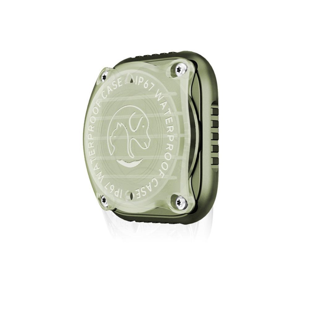 

Легкий защитный чехол для отслеживания домашних животных, чехол для ошейника для собак высокого качества, держатель для AirTag зелёный