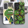 Funny Sad Forg P-Pepe Meme Soft Phone Case for Samsung A17 A16 A15 A14 A13 A57 A56 A55 A54 A53 A37 A36 A35 A34 A33 A26 A25 A24 A