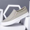 New Spring Men's Shoes with One Foot Lazy Shoes Trendy and Comfortable Flat Shoes Summer Breathable Cloth Shoes