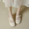 Lazy shoes bag head half slippers women wear 2025 spring and summer new Internet celebrity half tray single shoes Muller shoes flat sandals