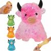 Soft Goldfish Squishy Toy Slow Rebound Goldfish Fidget Toy Cartoon Cow Squeeze Toy Anxiety Relief