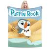 Puffin Rock Plush Blanket Kids Adult Flannel Throw Blanket For Couch Bed Super Warm Custom Quality Bedspread Birthday Present