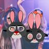 Halloween Masque Exquisite Shape Vivid Color Non-woven Fabric Cartoon Zootopia Movie Themed Cosplay Masque Party Supplies